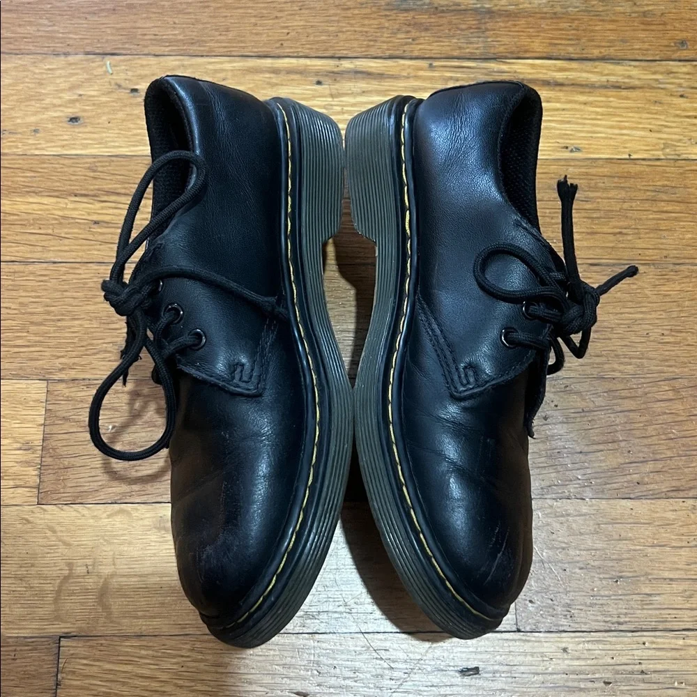 Dr Martens 1461 The Junior Softy T Leather Shoes in Black, size 2